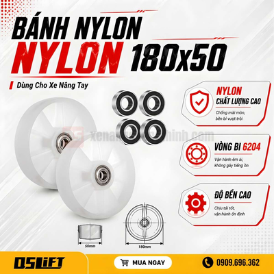 Bánh lái NYLON 180x50