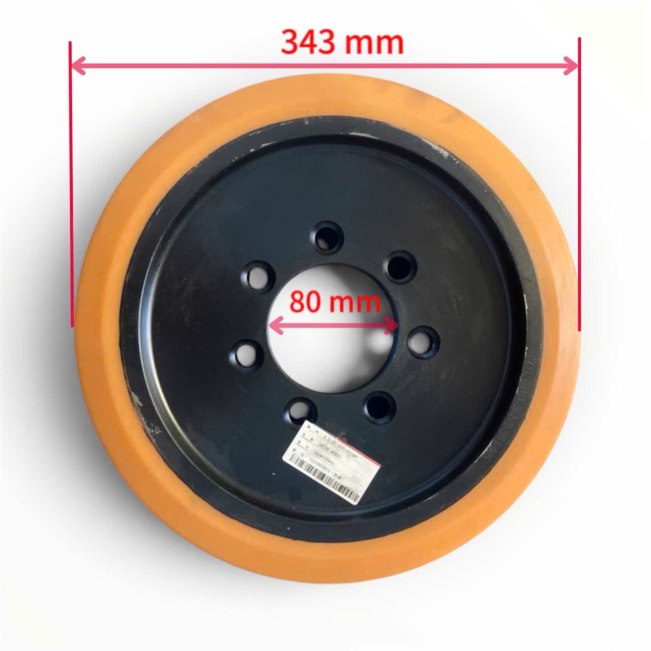 bánh xe PU 343x135x80