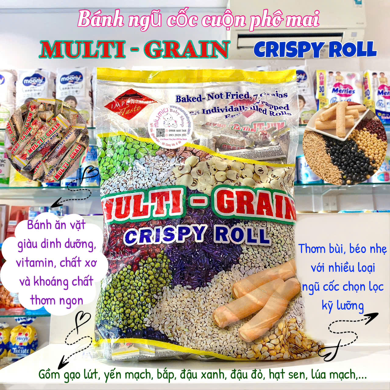Bánh ngũ cốc Mỹ 1.25kg