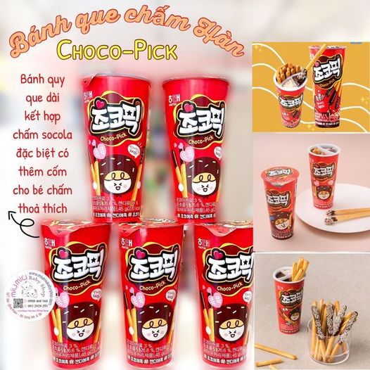 Bánh que chấm Hàn choco pick