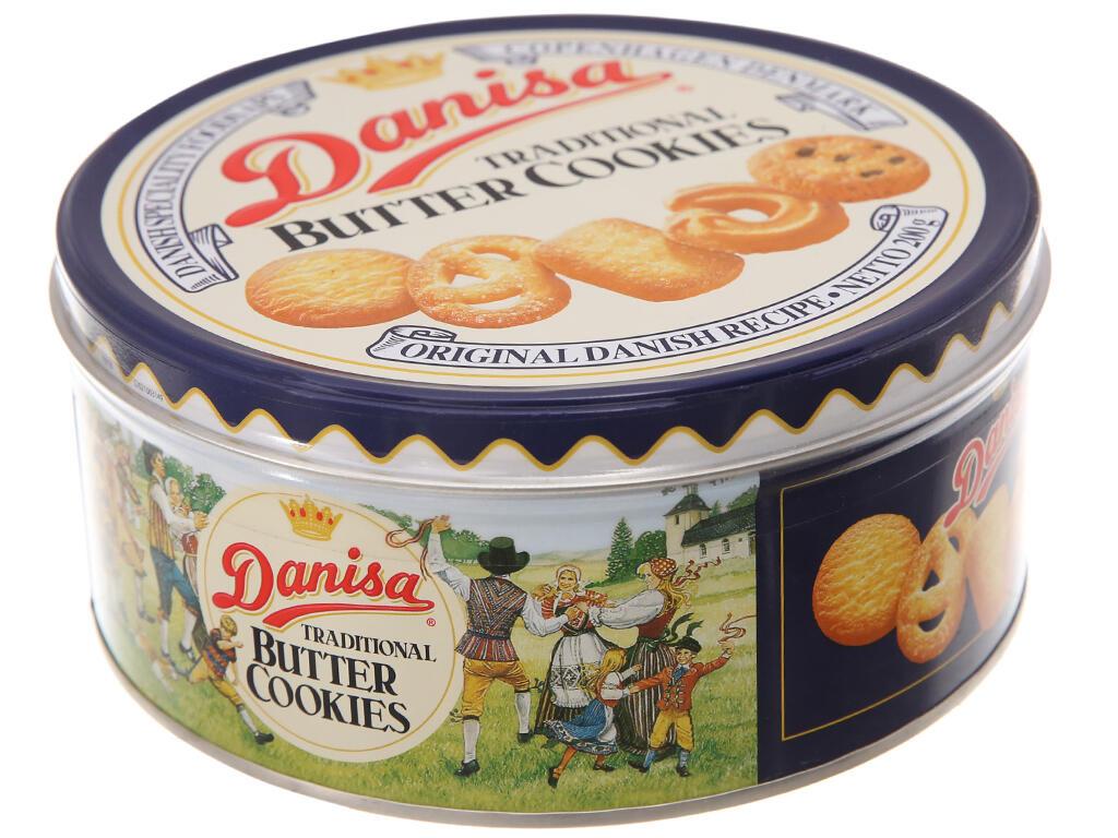 Bánh Quy Danisa Đan Mạch hộp thiếc 200 Gram