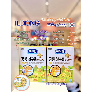 Bánh quy phô mai khủng long ILDONG 60gr 🇰🇷