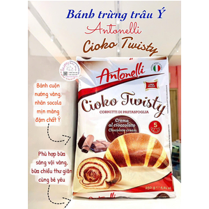 Bánh sừng trâu Ý socola sữa