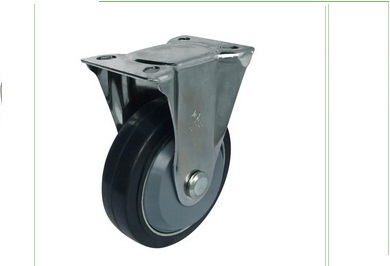 Bánh Xe đẩy cao su Càng G lõi thép cố định