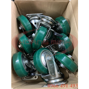 BÁNH XE ĐẨY XOAY CÓ PHANH UWJB-130 SISIKU JAPAN