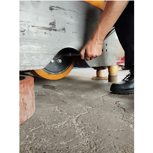 BÁNH LÁI XE NÂNG ĐIỆN JUNGHEINRICH PU 343X114-90MM, 7 LỖ ỐC