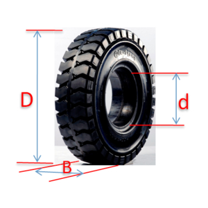 LỐP XE NÂNG ĐẶC (PIO - Thái Lan)