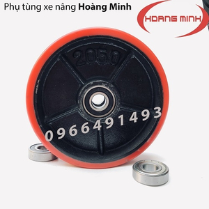 BÁNH XE NÂNG TAY PU 200X50