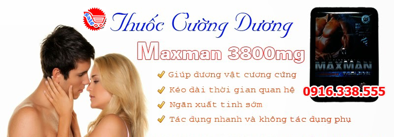  Thuốc cường dương hiệu  quả MaxMan XI 3800mg,Thuốc cường dương thảo dược Maxman 3800mg