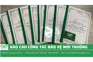 BÁO CÁO CÔNG TÁC BẢO VỆ MÔI TRƯỜNG NĂM 2025