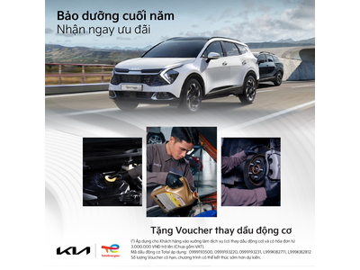 BẢO DƯỠNG CUỐI NĂM – NHẬN NGAY QUÀ TẶNG TỪ KIA LONG BIÊN