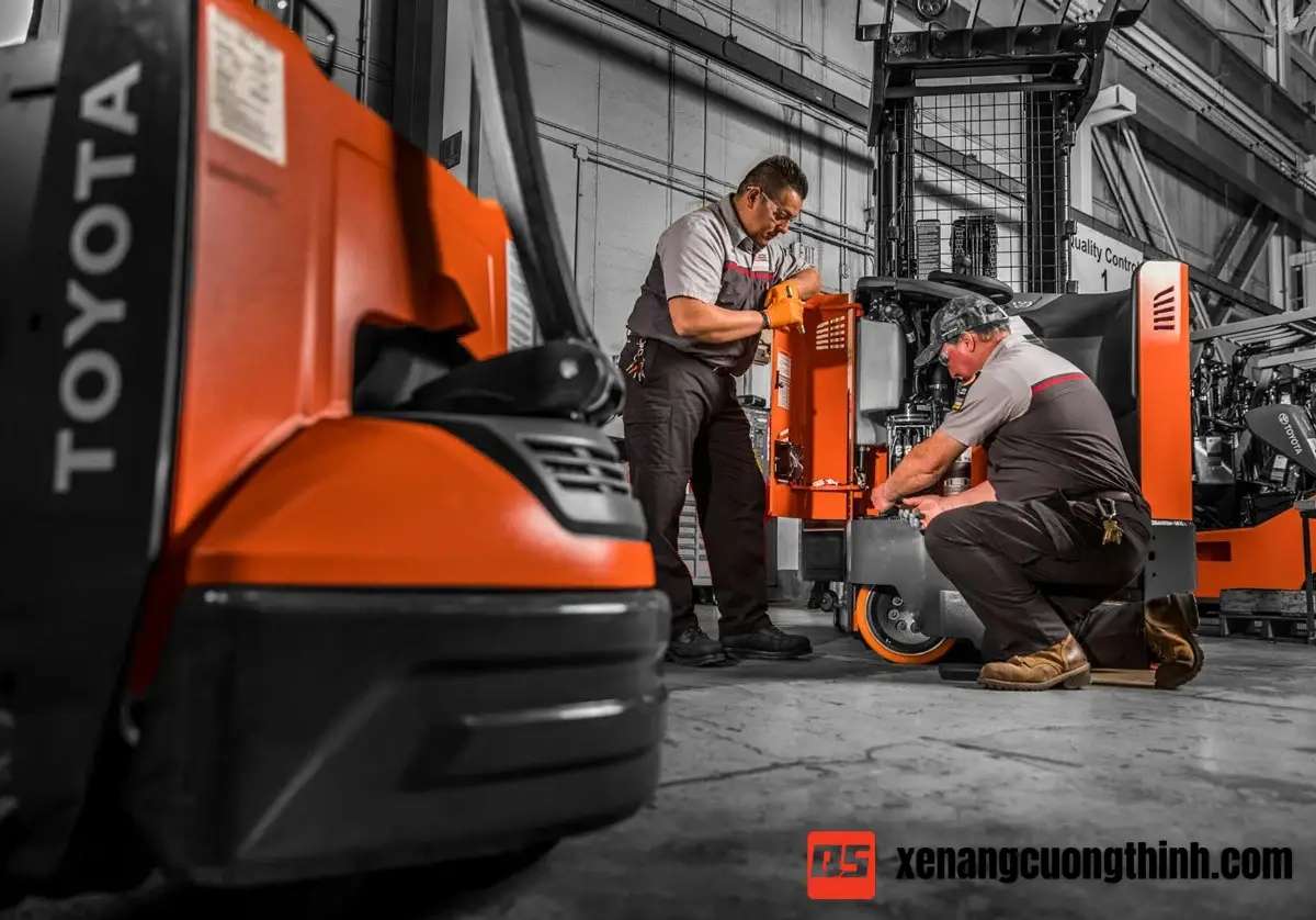Bảo dưỡng xe nâng điện