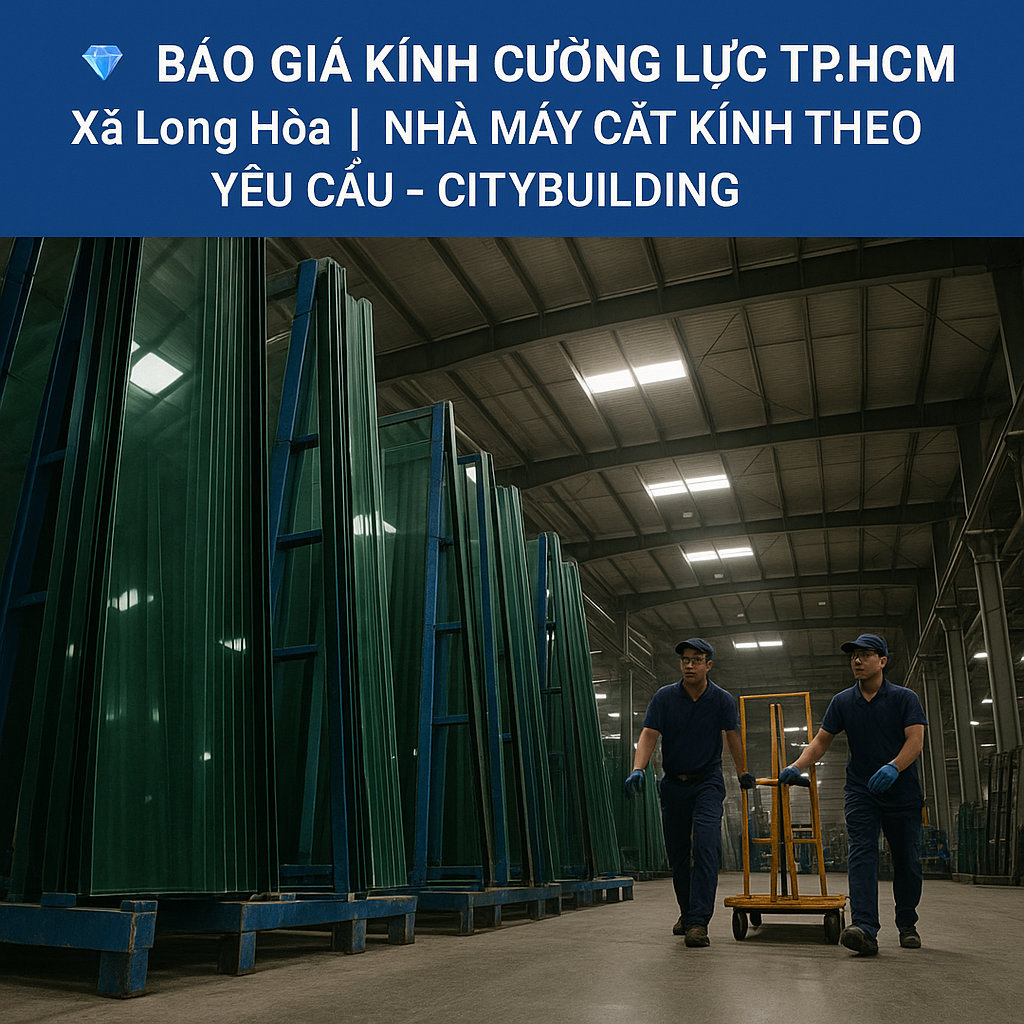 💎 Báo giá kính cường lực Xã Long Hoà TP.HCM. Citybuilding – Nhà máy cắt kính theo yêu cầu, thi công cửa kính, vách kính, cabin tắm, lan can kính. Giá tốt – bảo hành dài hạn – khảo sát miễn phí.