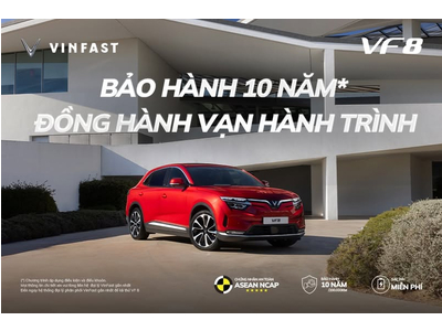 BẢO HÀNH 10 NĂM (*) - ĐỒNG HÀNH VẠN HÀNH TRÌNH