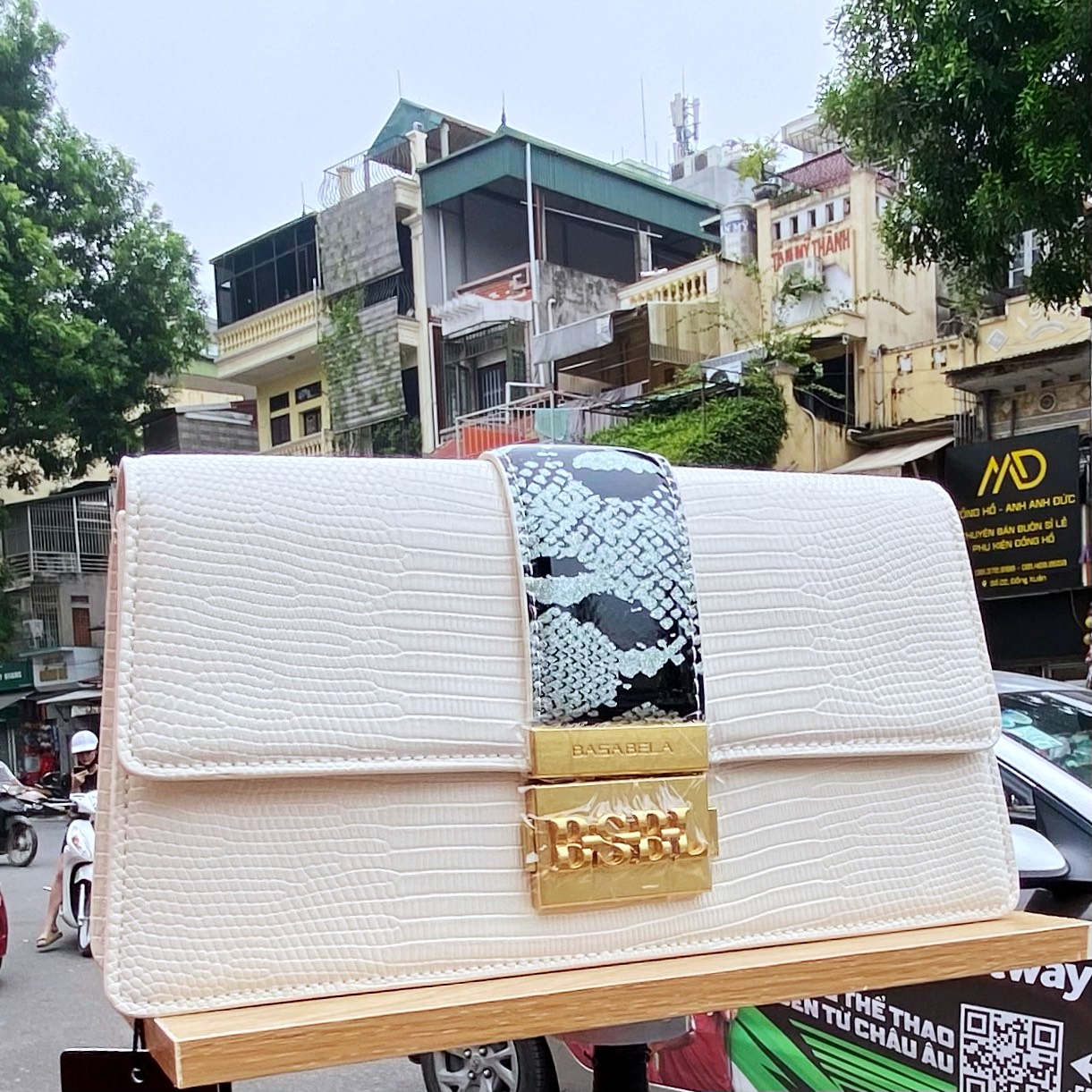 TÚI CẦM TAY / ĐEO VAI NỮ BASABELA BL6686 CHÍNH HÃNG