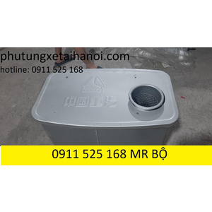 Hình ảnh tổng thể bầu giảm thanh howo máy 371, 375, 380, 420