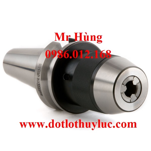 Bầu kẹp mũi khoan BT40-APU16, bầu kẹp mang ranh