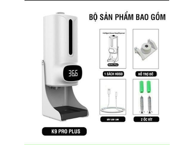 Máy đo thân nhiệt và xịt khuẩn K9 Pro Plus