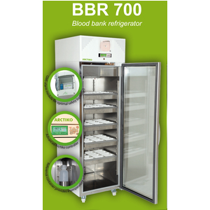 Tủ lạnh trữ máu, 628 lít, cửa kính Model:BBR700