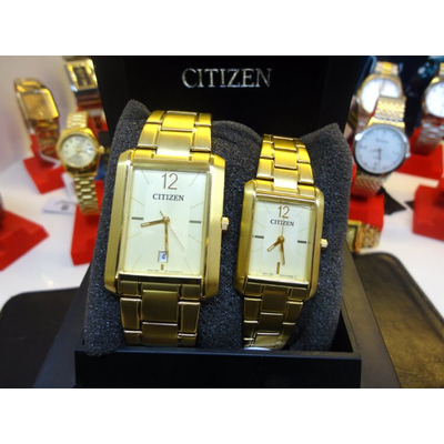 Đồng hồ cặp đôi chính hãng Citizen BD0032-55P - ER0192-55P