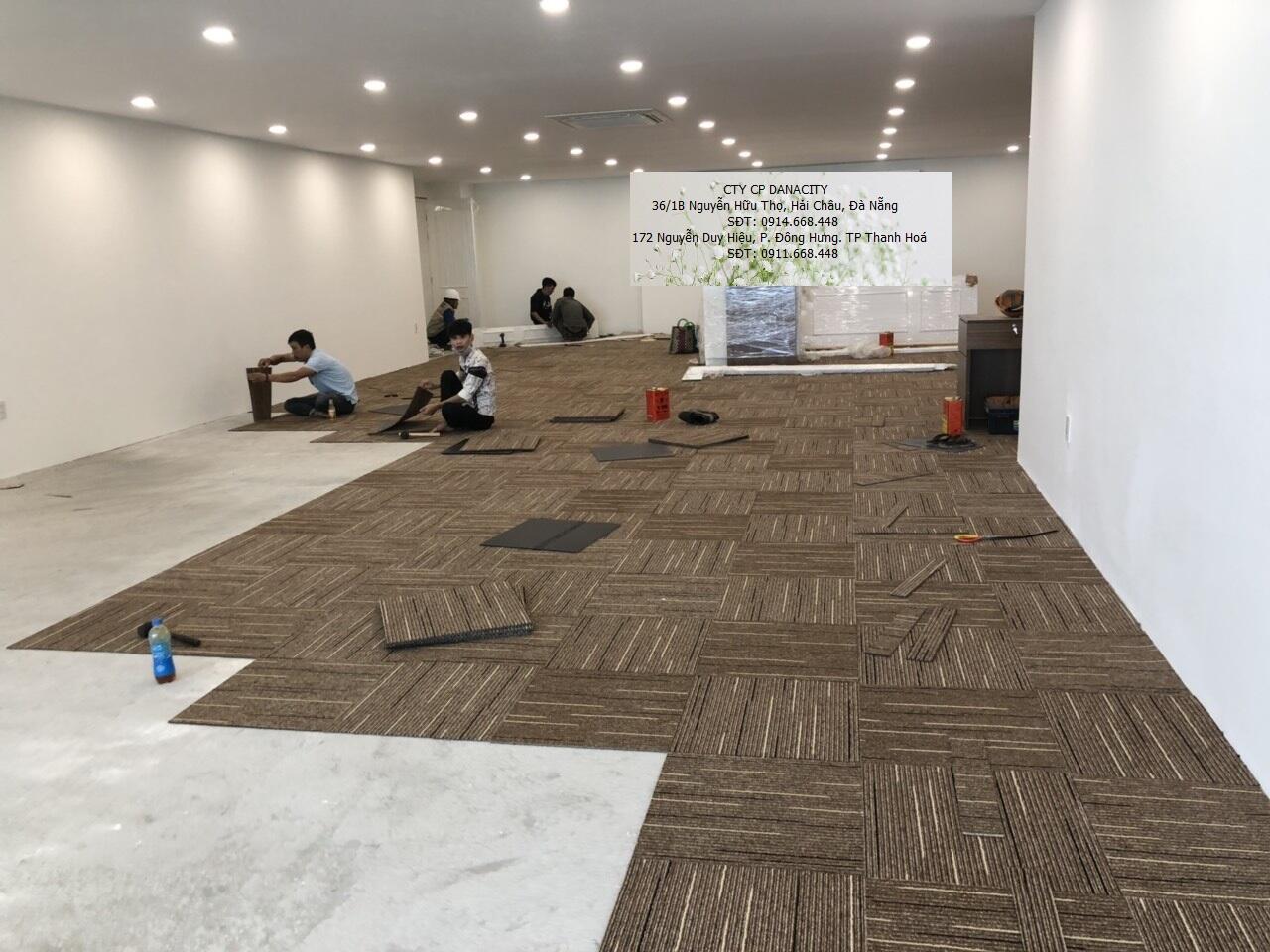 Hướng dẫn thi công thảm trải sàn 