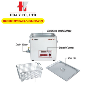 Bể đánh siêu âm 10 lít dùng trong phòng thí nghiệm, Digi-10H Scilab Korea