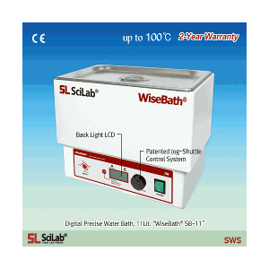 Bể ổn nhiệt 22 lít Hàn Quốc Scilab SL.SB000111 (wisebath SB-11 water bath)