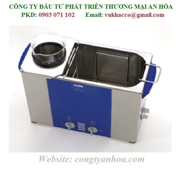 BỂ RỬA SIÊU ÂM GIA NHIỆT ELMA- ĐỨC 7.4 lít, Model: S90H