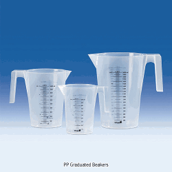 Beaker bằng nhựa, PP, dùng trong phòng thí nghiệm