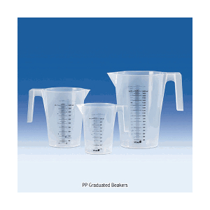 Beaker bằng nhựa, PP, dùng trong phòng thí nghiệm