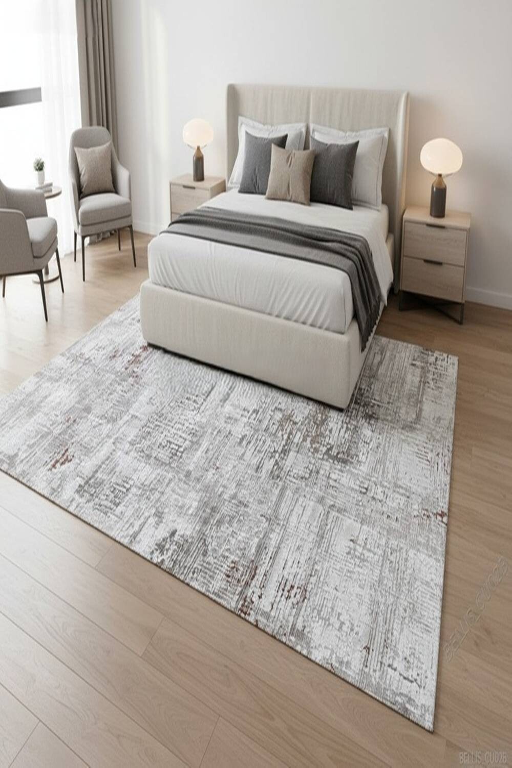 Thảm trang trí phòng khách - trải giường phòng ngủ CU02B - BELLIS