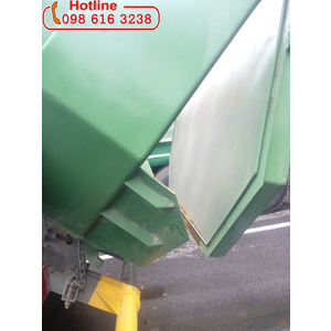 Bán xe ben 4 chân HOWO thùng đúc chữ U, ít nhíp, đít vuông, có be đít thùng - Mẫu thùng 02