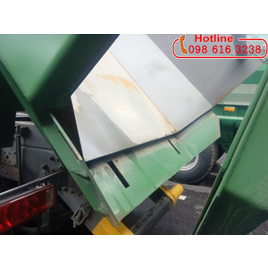 Bán xe ben 4 chân HOWO thùng đúc chữ U, ít nhíp, đít vuông, có be đít thùng - Mẫu thùng 02