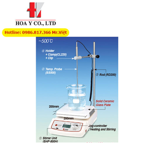 Bếp gia nhiệt 500oC WiseTherm® SHP-500H Scilab SL.SHP04020