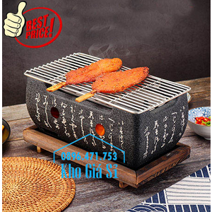 Bếp nướng thịt kiểu Nhật Bản hình chữ nhật size nhỏ