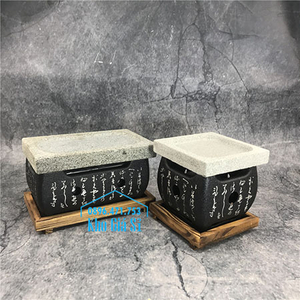 Bếp nướng đá để bàn kiểu nhật bản hình chữ nhật (size trung)