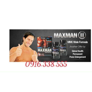 Thuốc tăng kích thước dương vật Maxman II Capsules USA
