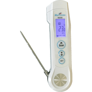 Nhiệt kế hồng ngoại 2 trong 1 có đầu dò , BG43S, nhiệt kế điện tử, máy đo nhiệt độ hồng noại