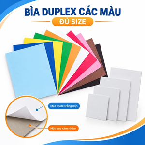 Bìa Duplex các màu, đủ size