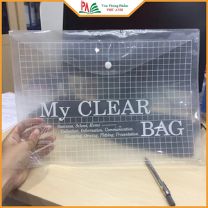 Bìa F4 Clear Nút