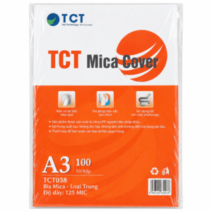 Bìa mica A3 TCT038 - loại trung, độ dày 125 MIC