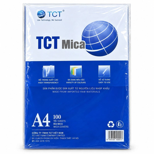 Bìa mica A4 TCT036 - loại trung, độ dày 125 MIC