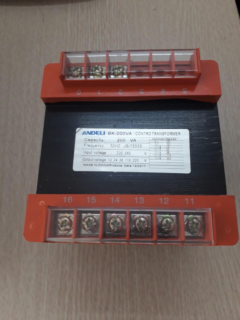 Biến áp điều khiển BK-200VA
