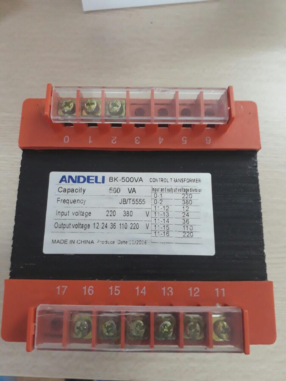Biến áp điều khiển BK-500VA