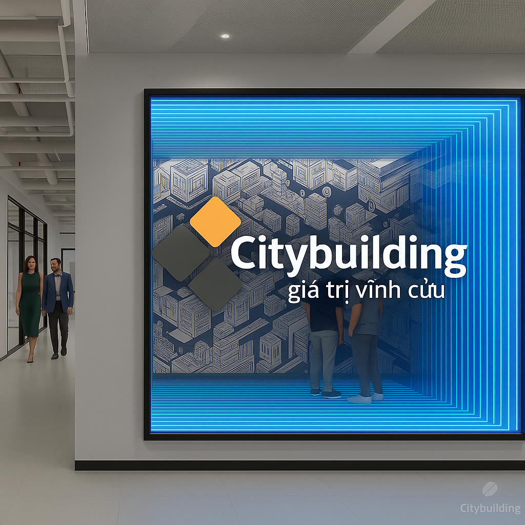 💎 BIỂN QUẢNG CÁO VÔ CỰC CITYBUILDING – NGHỆ THUẬT ÁNH SÁNG NÂNG TẦM THƯƠNG HIỆU