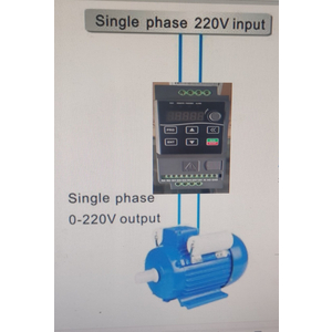 Biến tần vào 1 pha 220v ra 1 pha 220v cho motor 1 pha