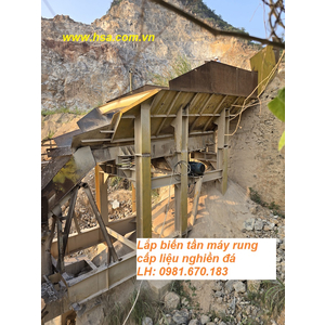 BIẾN TẦN CHO MÁY CẤP LIỆU RUNG TRONG MỎ ĐÁ