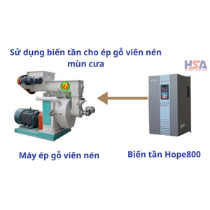 Biến tần cho máy ép viên nén mùn cưa