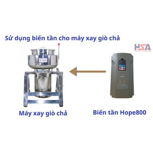 BIẾN TẦN CHO MÁY XAY GIÒ CHẢ