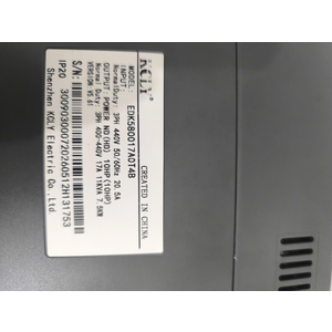 Biến tần EDK580, Biến tần EDK580017A0T4, Biến tần 3 pha 380v 7.5kw 10hp